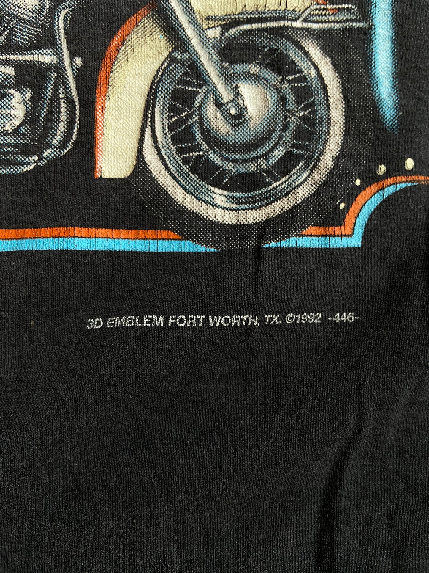 VTG Harley Davidson 3D Emblem The South Is Where It's At Tee Sz L