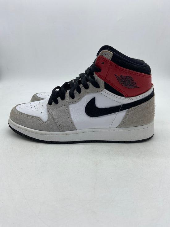 Preowned Jordan 1 Retro High Light Smoke Grey (GS) Sz 6Y/7.5W 575441-126