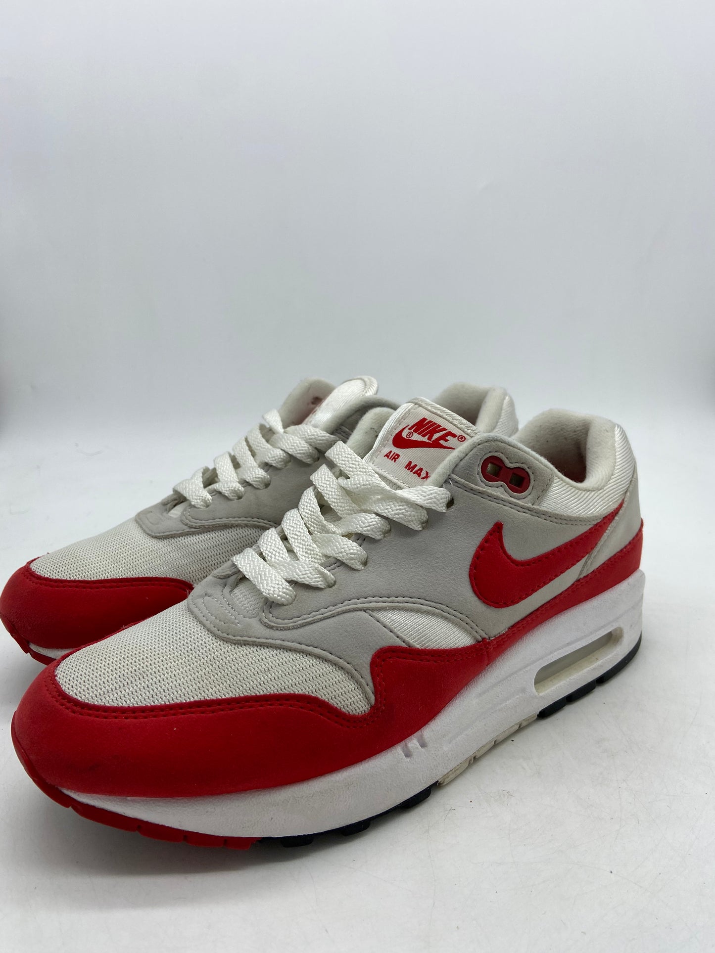 Preowned Nike Air Max 1 Anniversary Red Sz 6.5M/8W 908375-103