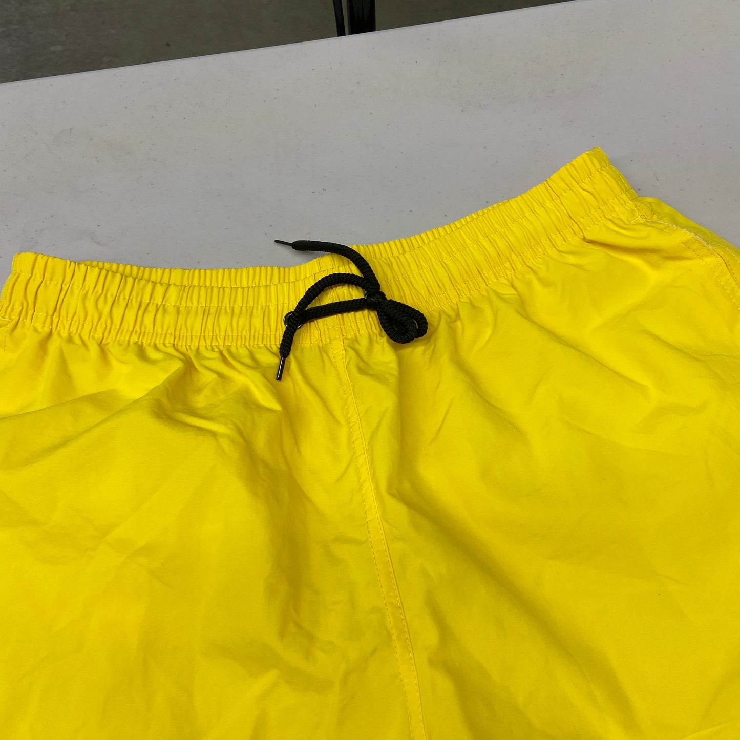 Yellow Drawstring Athletic Shorts Sz L
