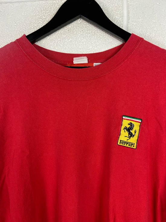 VTG FILA Ferrari Red Tee Sz XL