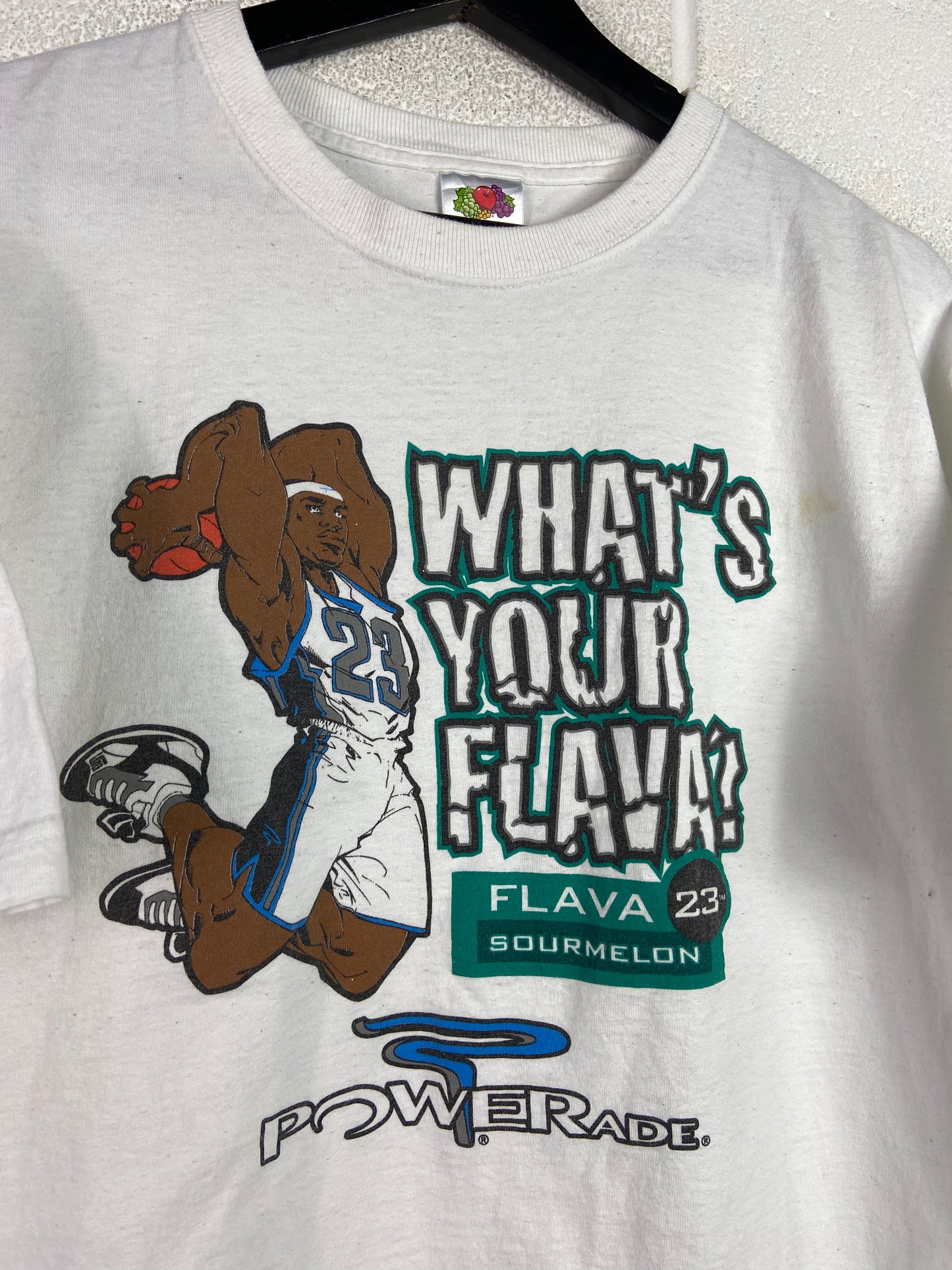 VTG Lebron James x Powerade "Whats Your Flava" Tee Sz XL