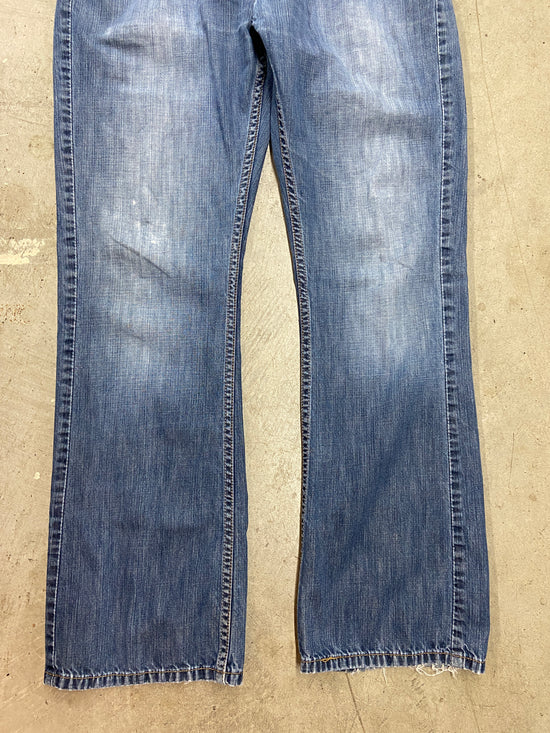 VTG Levi's 527 Bootcut Blue Denim Jeans Sz 34x32