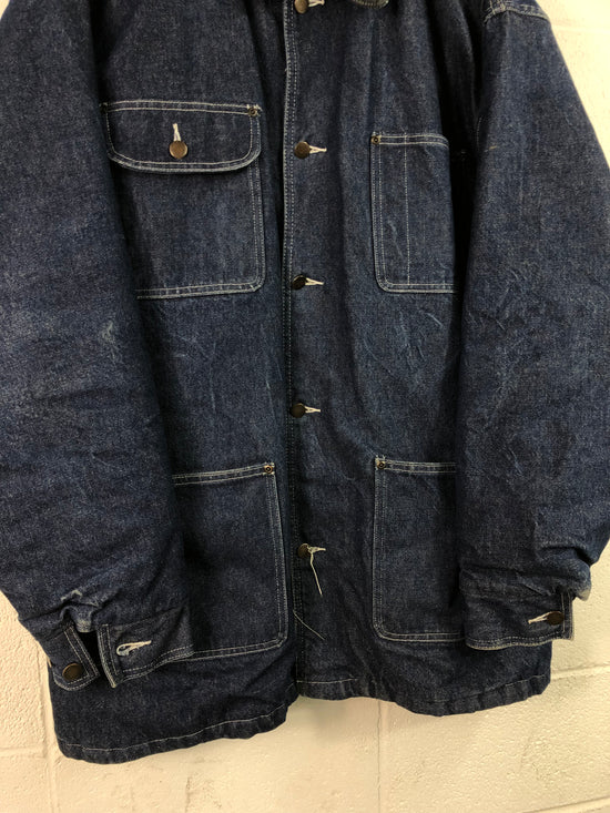 VTG Gemplers Denim Chore Coat Sz XL/2XL