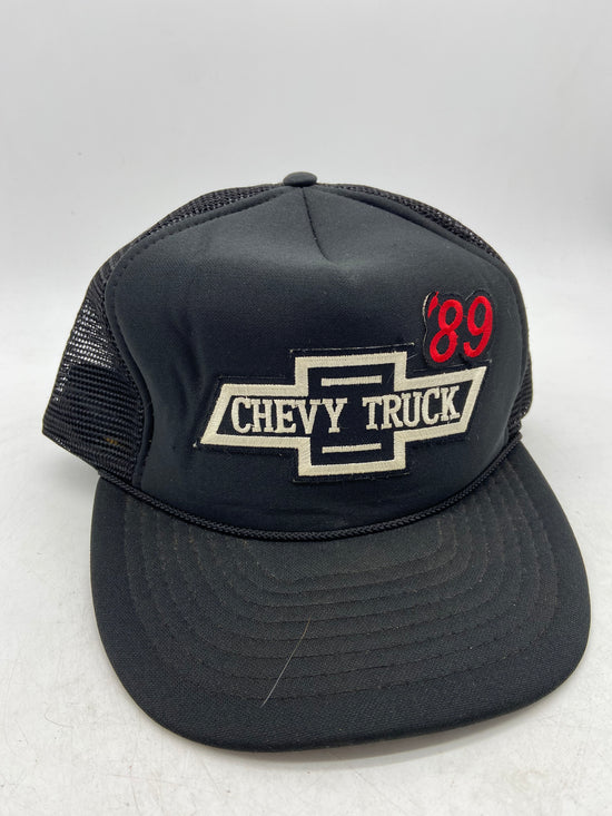 VTG Chevy Truck 89 Black Trucker Hat