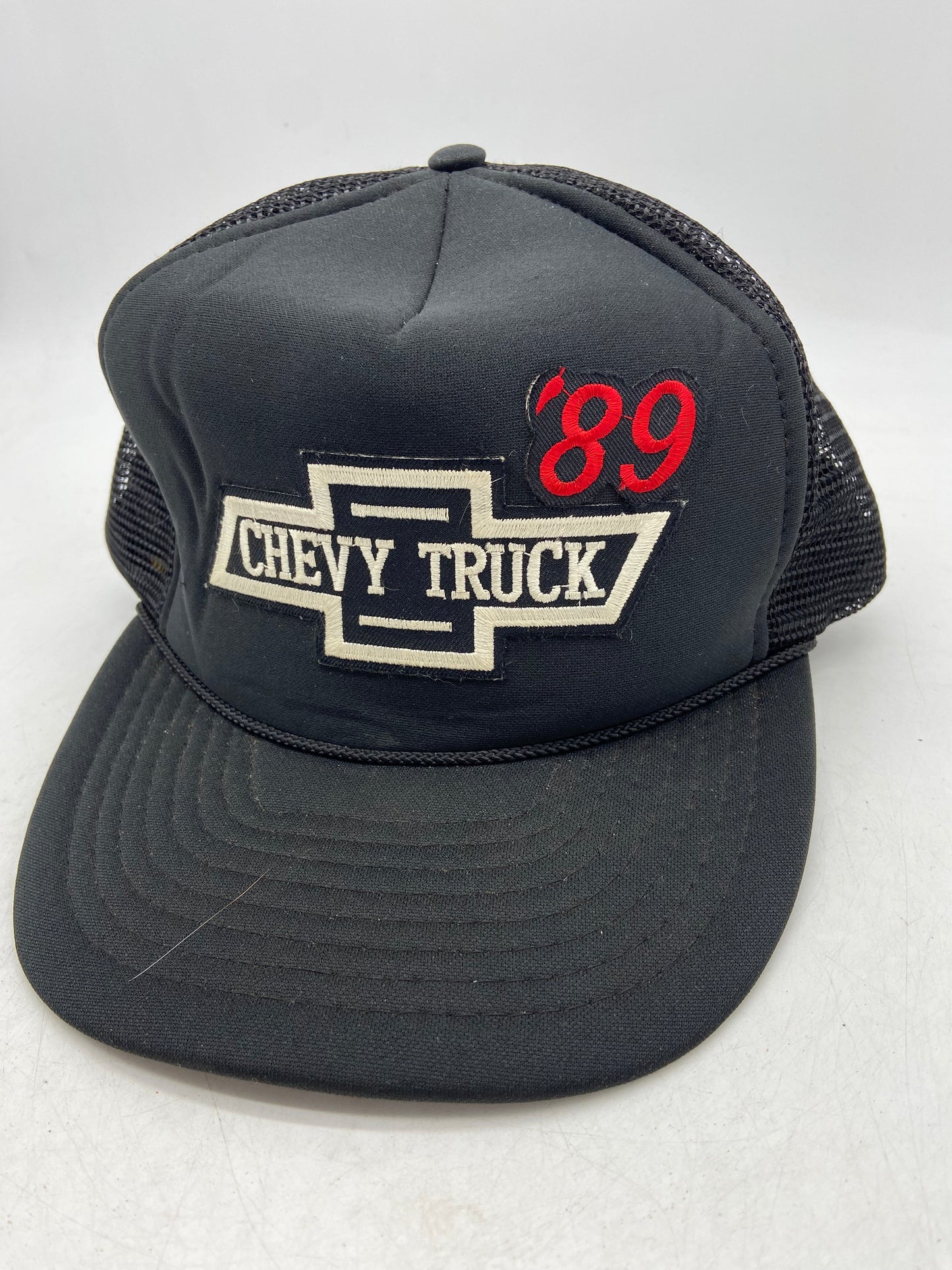 VTG Chevy Truck 89 Black Trucker Hat