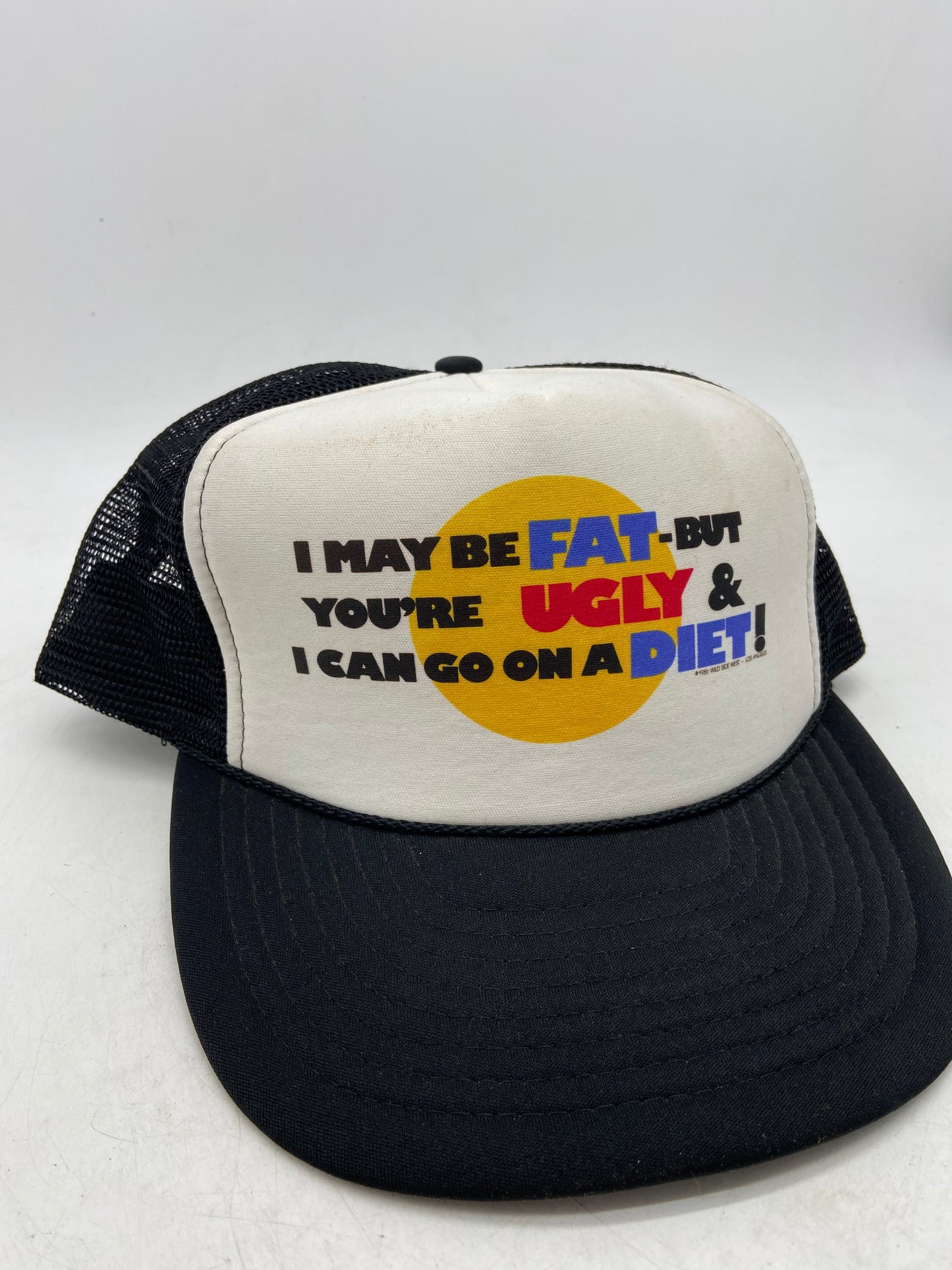 VTG I May Be Fat But Trucker Hat