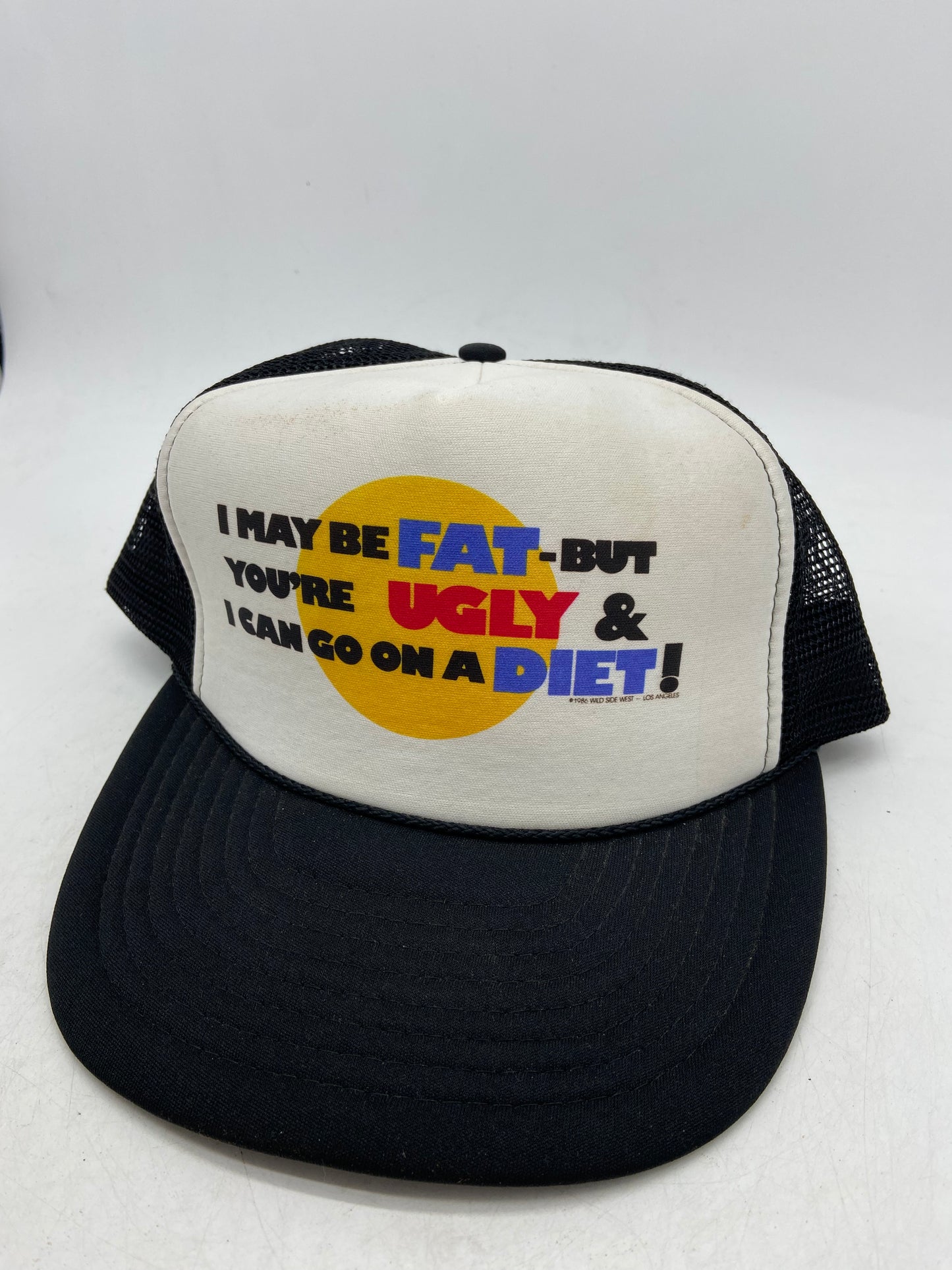 VTG I May Be Fat But Trucker Hat