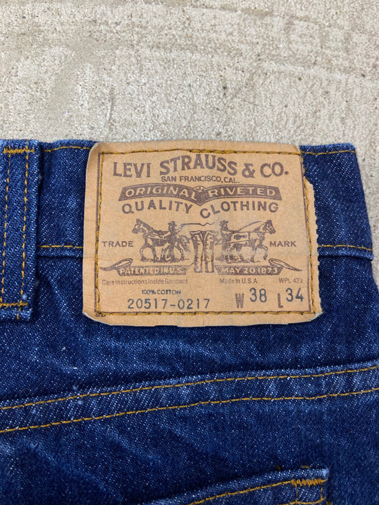 VTG Levi's 517 Dark Wash Bootcut Denim Jeans Sz 36x33