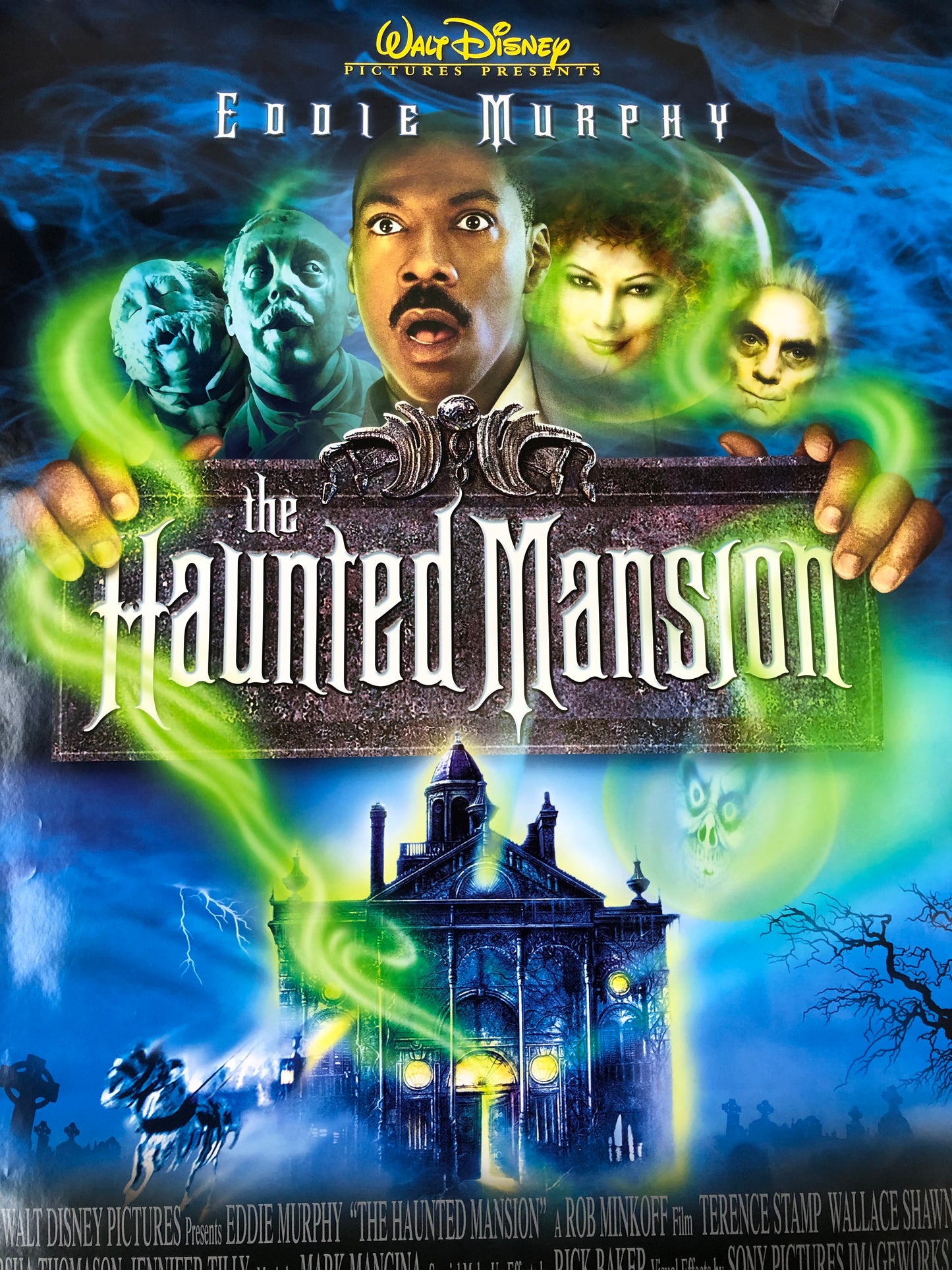 VTG Haunted Mansion Movie Poster