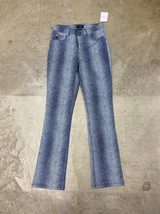 Y2K Guess Snakeskin Effect Jeans Sz 28x32