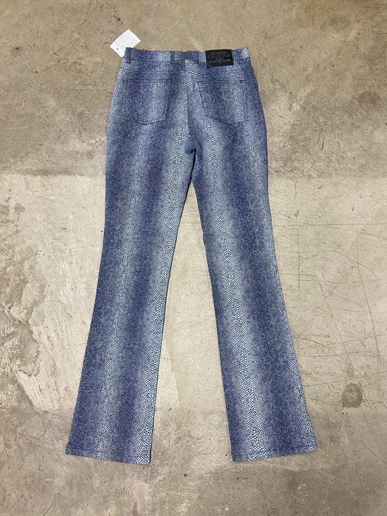 Y2K Guess Snakeskin Effect Jeans Sz 28x32