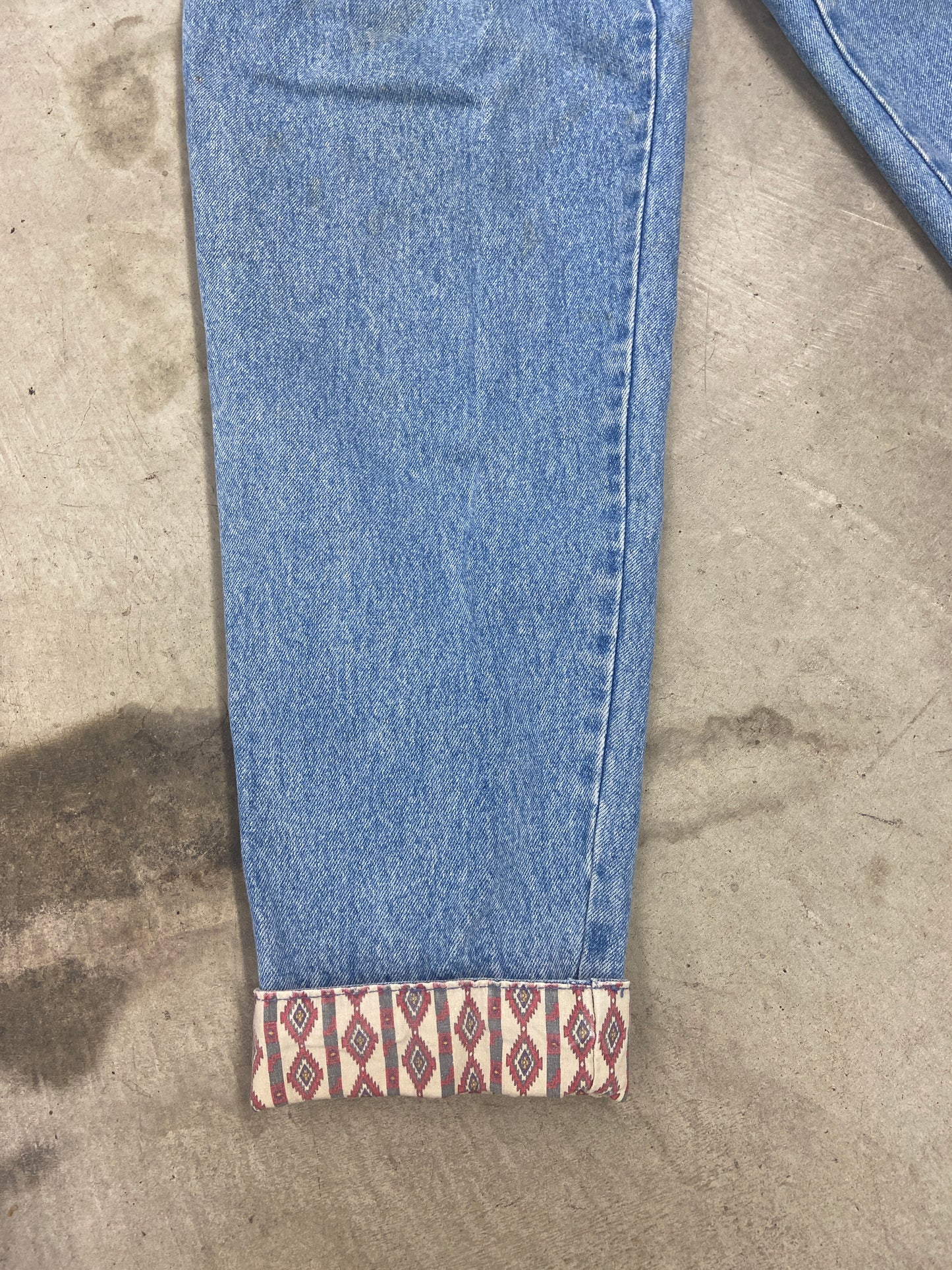 VTG Lee Split Overall Jeans Sz 28x28