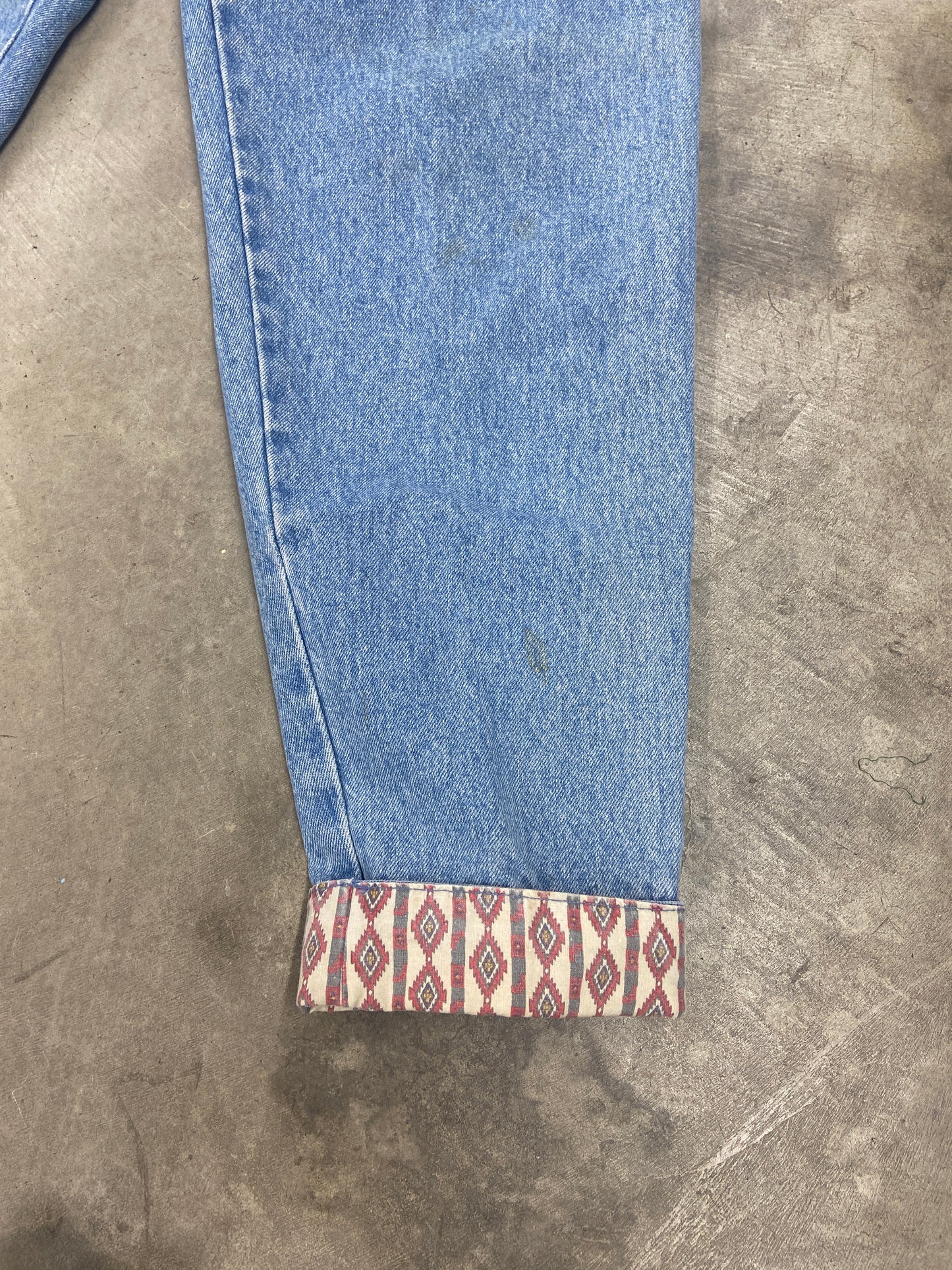VTG Lee Split Overall Jeans Sz 28x28