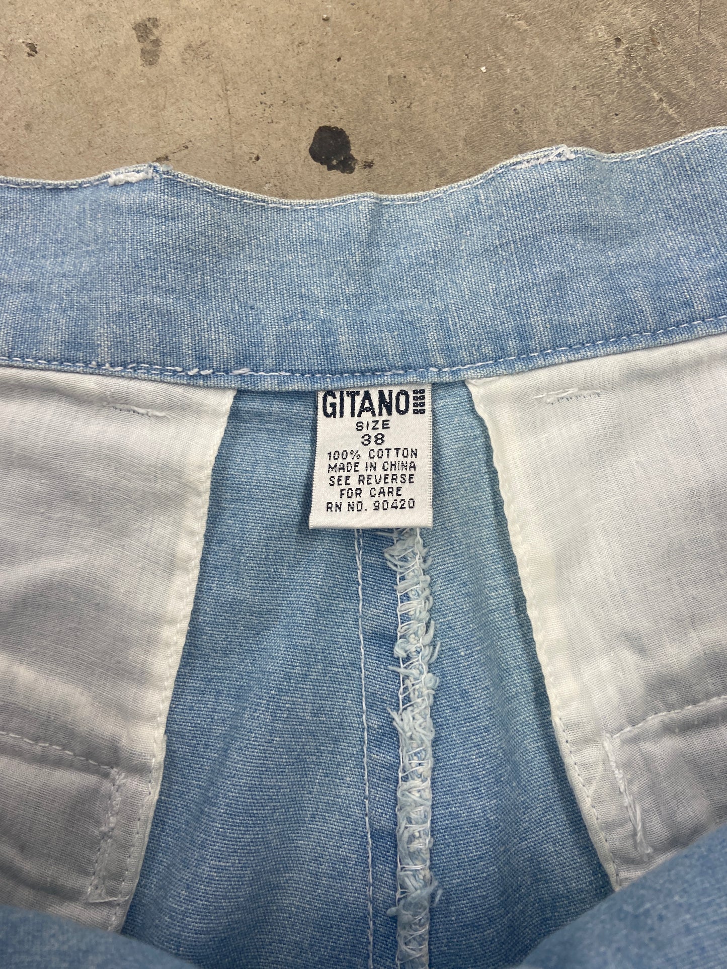 VTG Gitano Denim Shorts Sz 40"