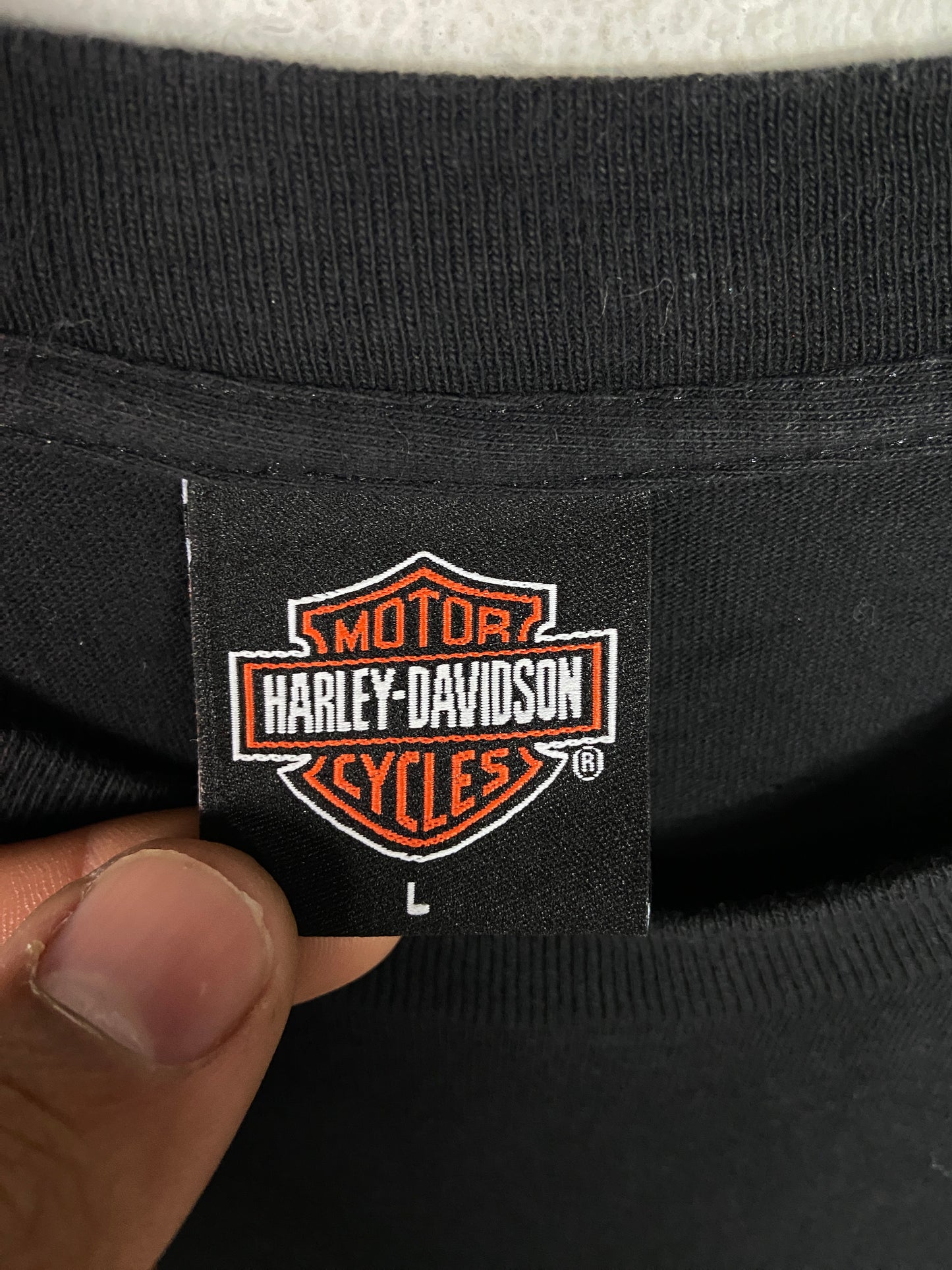 VTG Harley Davidson Bike Week 2003 Chrome Tee Sz L