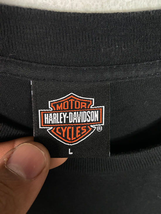 VTG Harley Davidson Bike Week 2003 Chrome Tee Sz L