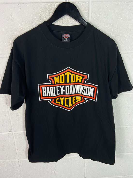 VTG 1997 Harley Davidson U.S. Virgin Island Logo Tee Sz Med