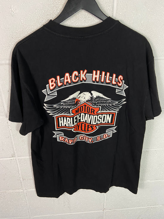 VTG Harley Davidson Sturgis Black Hills 56th Rally Tee Sz Large
