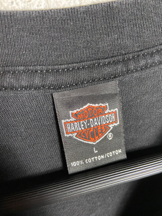 VTG Harley Davidson Eagle Lightning Tee Sz Large
