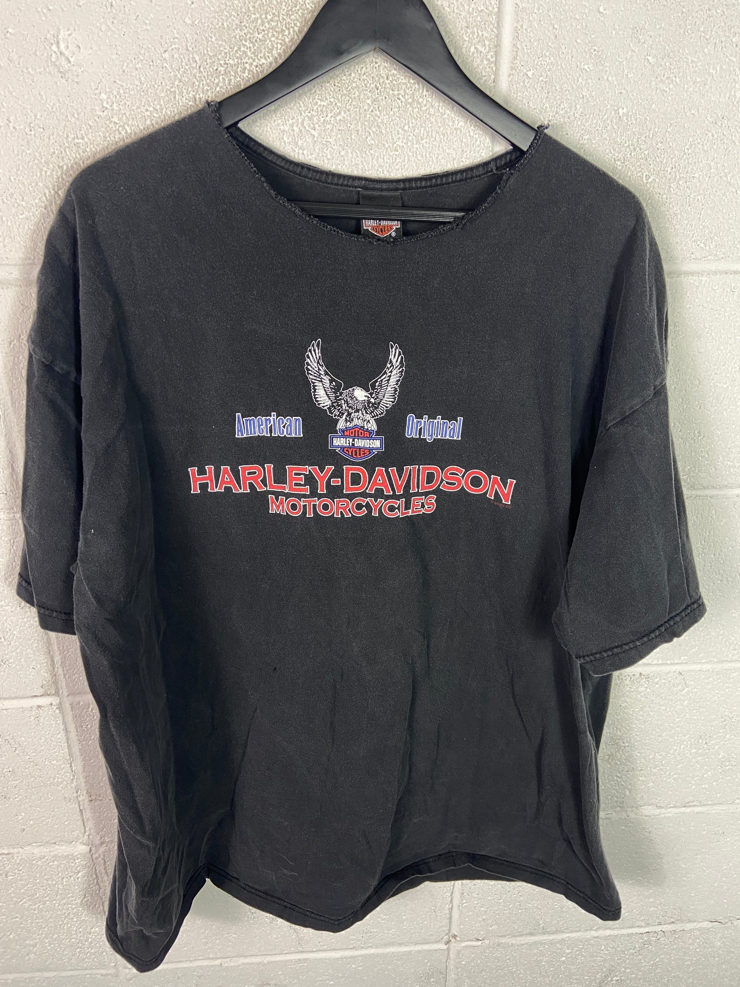VTG Aces & Eights Harley Davidson Card Tee Sz 3XL