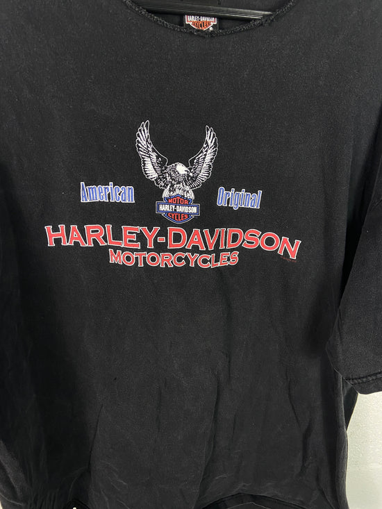 VTG Aces & Eights Harley Davidson Card Tee Sz 3XL