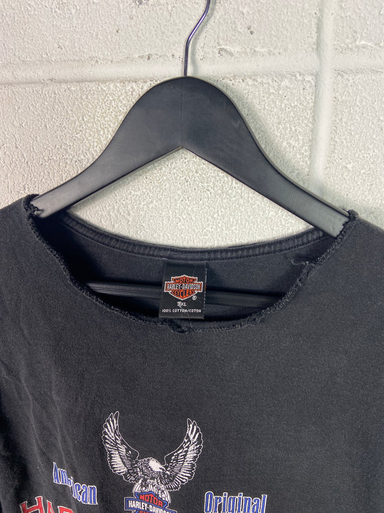 VTG Aces & Eights Harley Davidson Card Tee Sz 3XL
