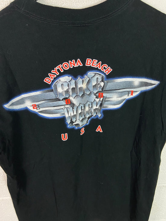 VTG 2001 Harley Davidson Taz Motorcycle Tee Sz Medium