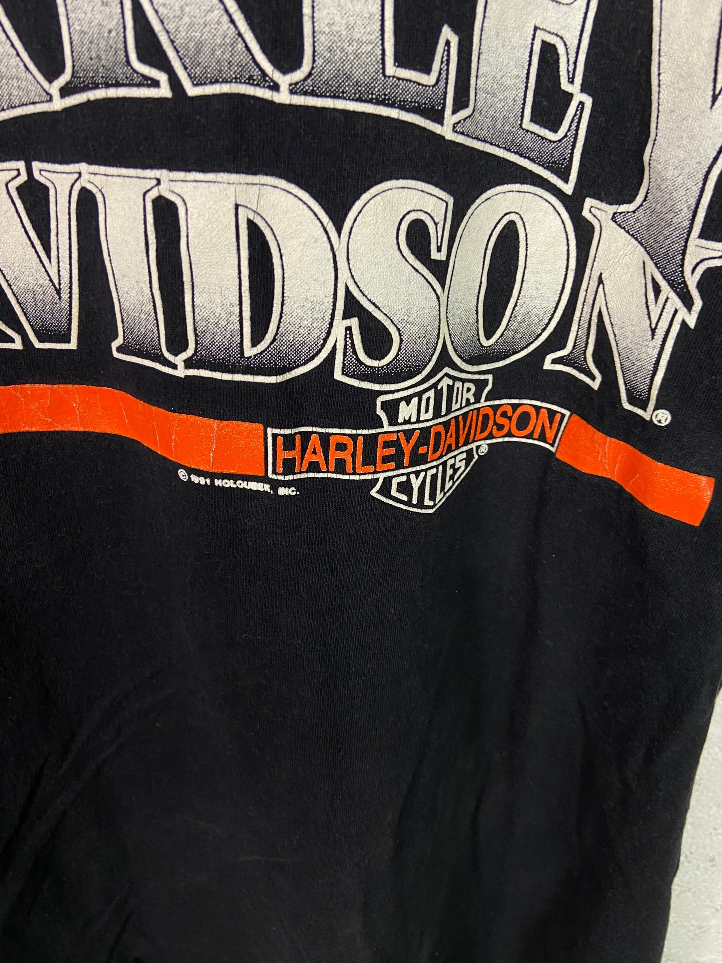 VTG 90's Harley Davidson Genuine American Motorcycles Tee Sz Medium