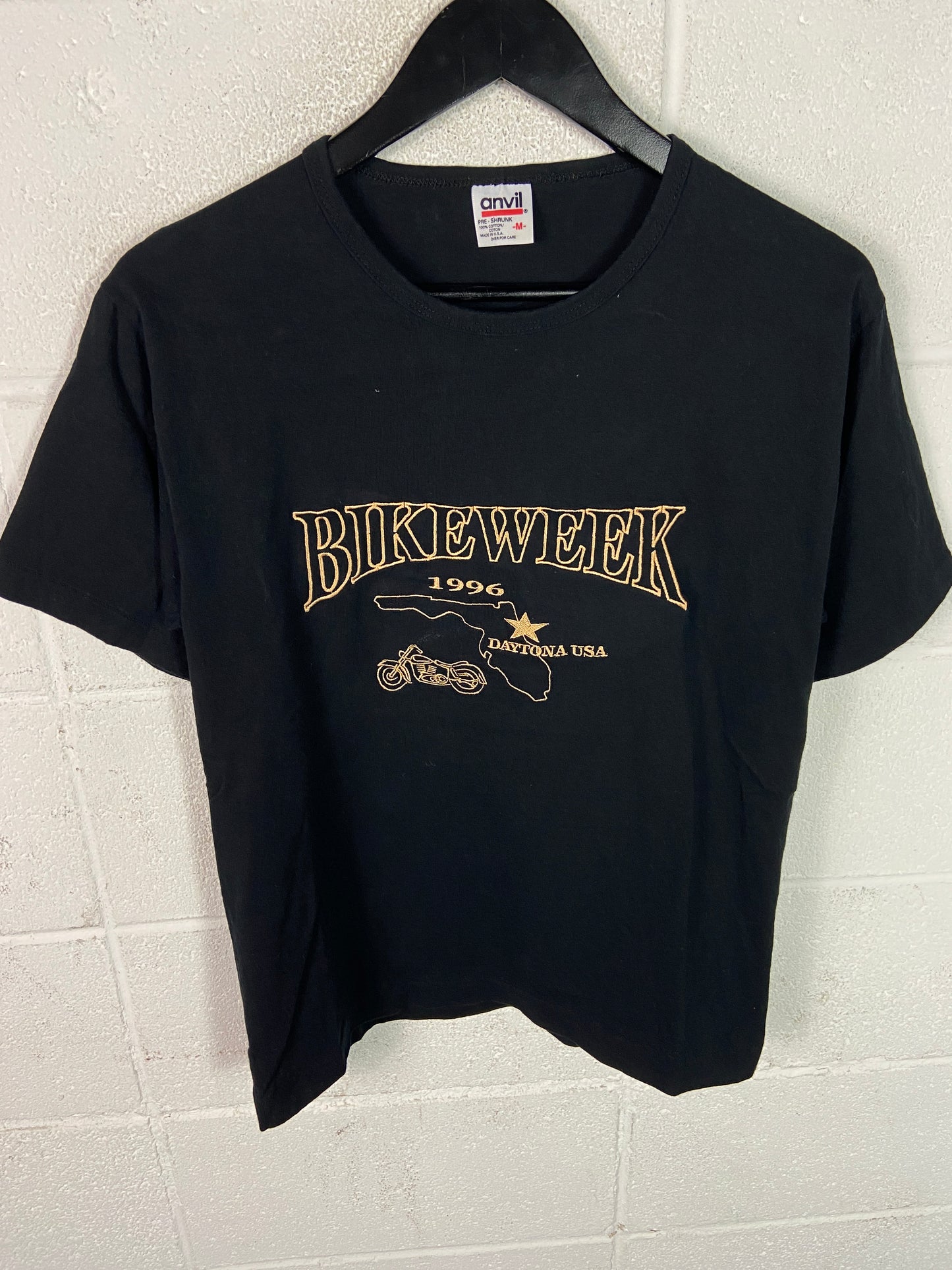 VTG 1996 Bike Week Daytona USA Tee Sz Medium