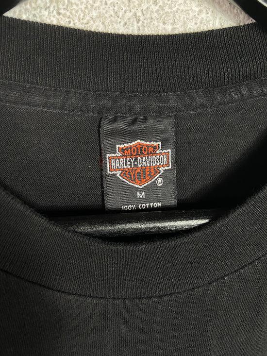 VTG 1995 Harley Davidson Bike Week Cafe Tee Sz Med
