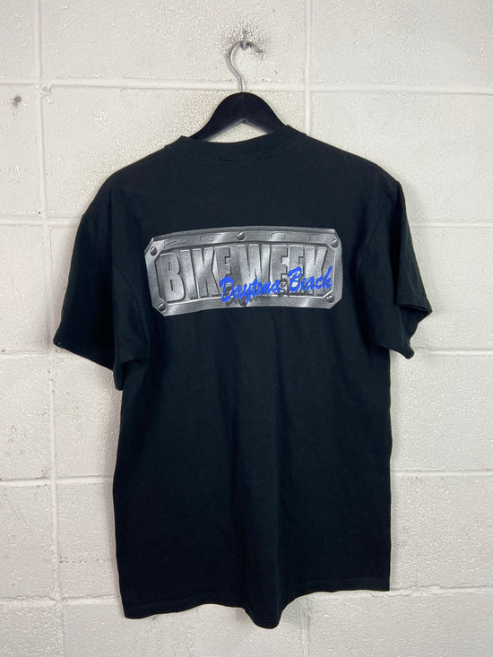 VTG Daytona Beach '01 Bite Me Airbrush Style Tee Sz L