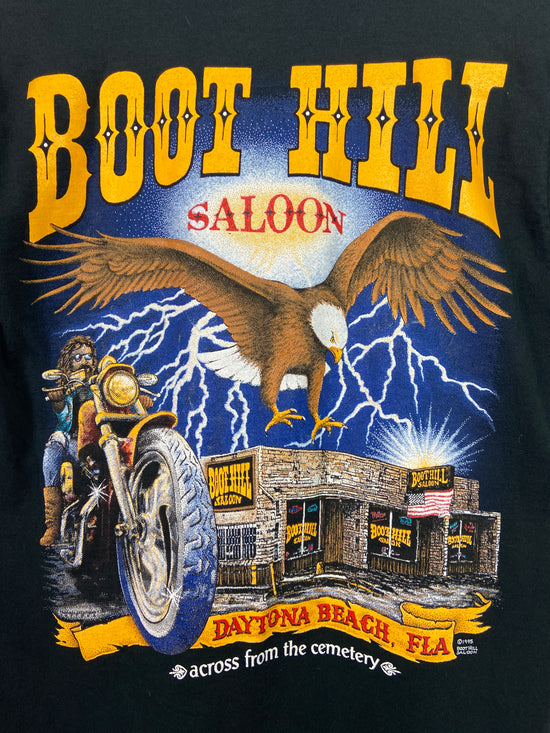 VTG Boot Hill Saloon Bike Week Daytona Beach Tee Sz M/L