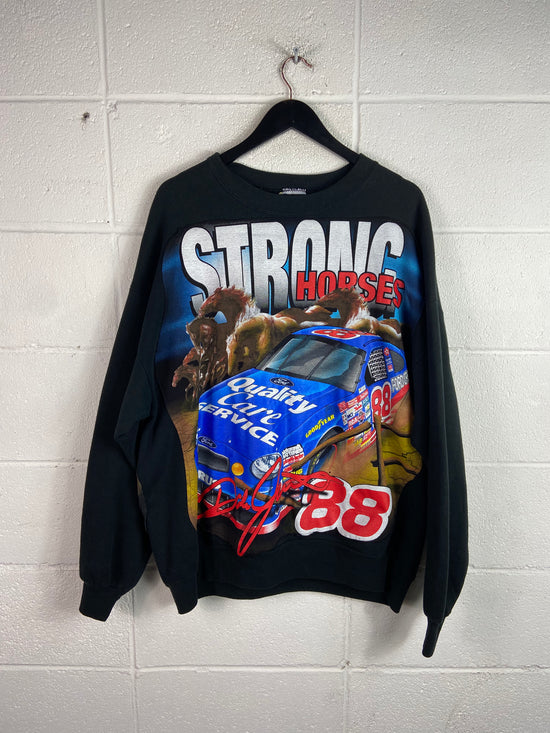 VTG Reworked Nascar Crewneck  Sz XXL