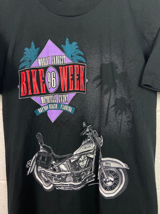 VTG Worlds Largest Bike Week '96 Motorcycle Tee Sz M