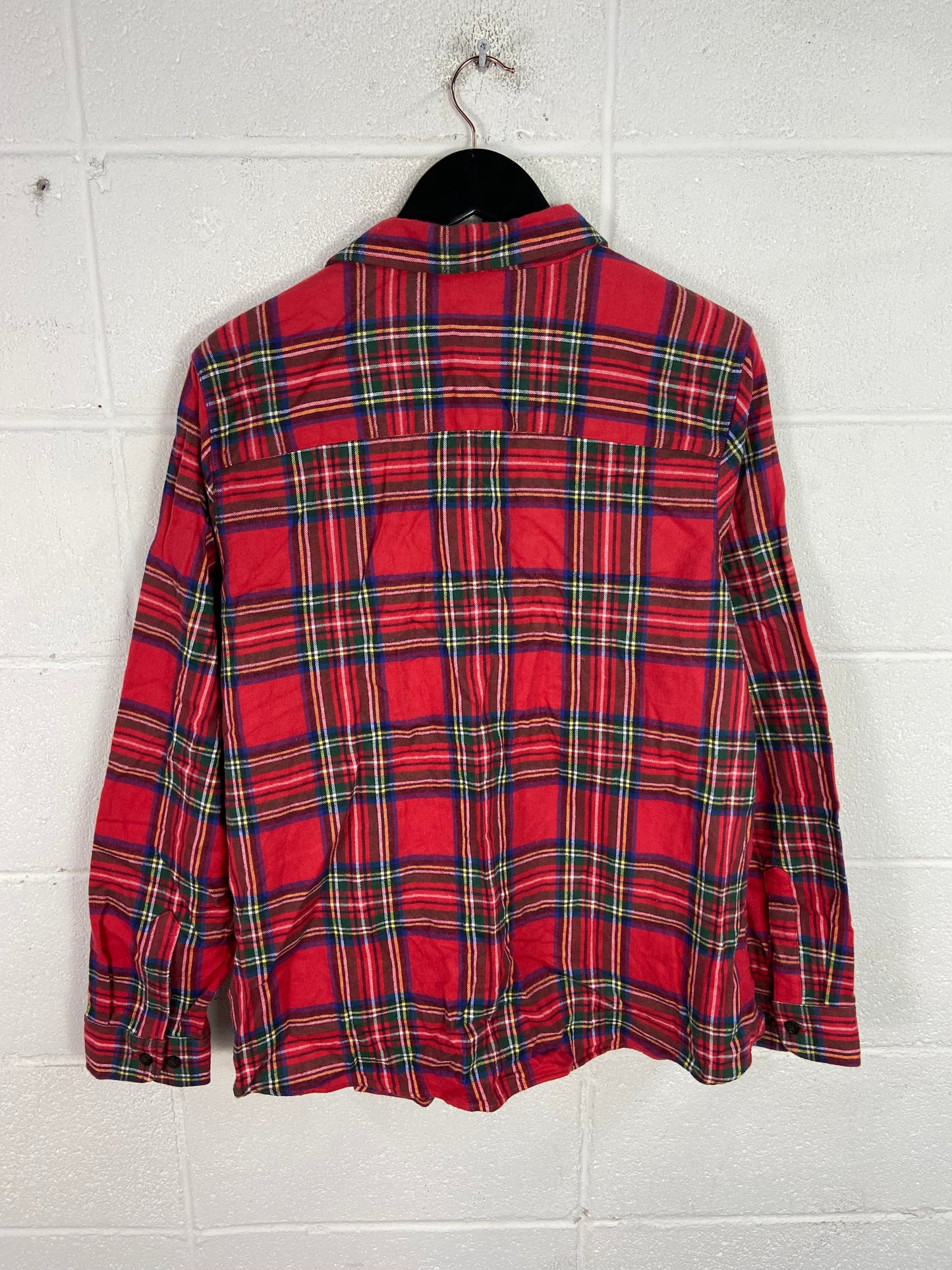 VTG LL Bean Red Flannel Shirt Sz L/XL