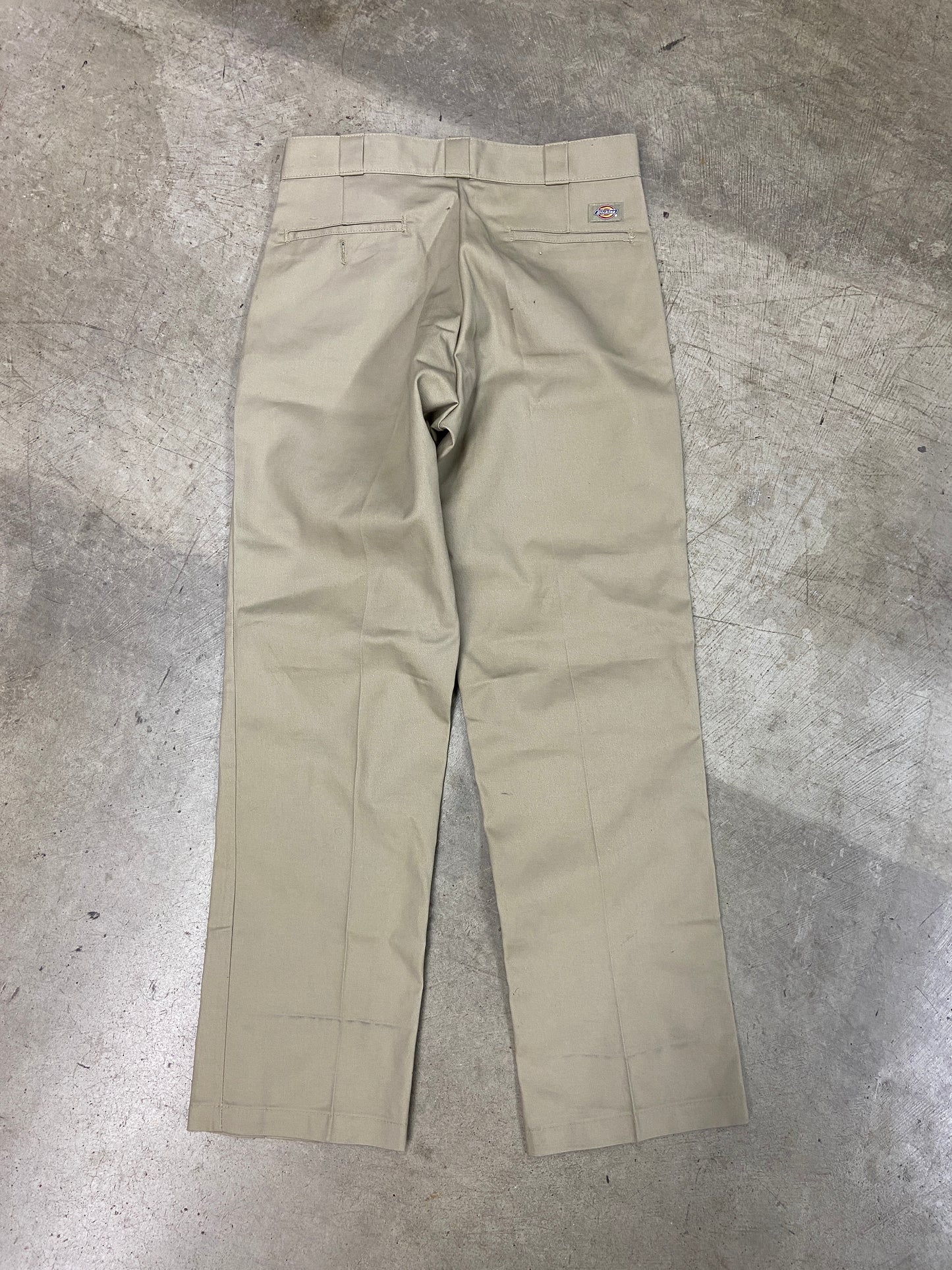 Dickies Khaki 874 Straight Leg Chino Pants Sz 34x32