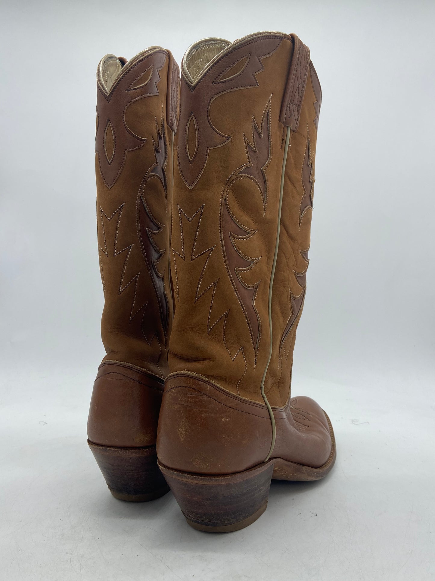 Brown Dan Post Cowboy Boots Sz 7.5