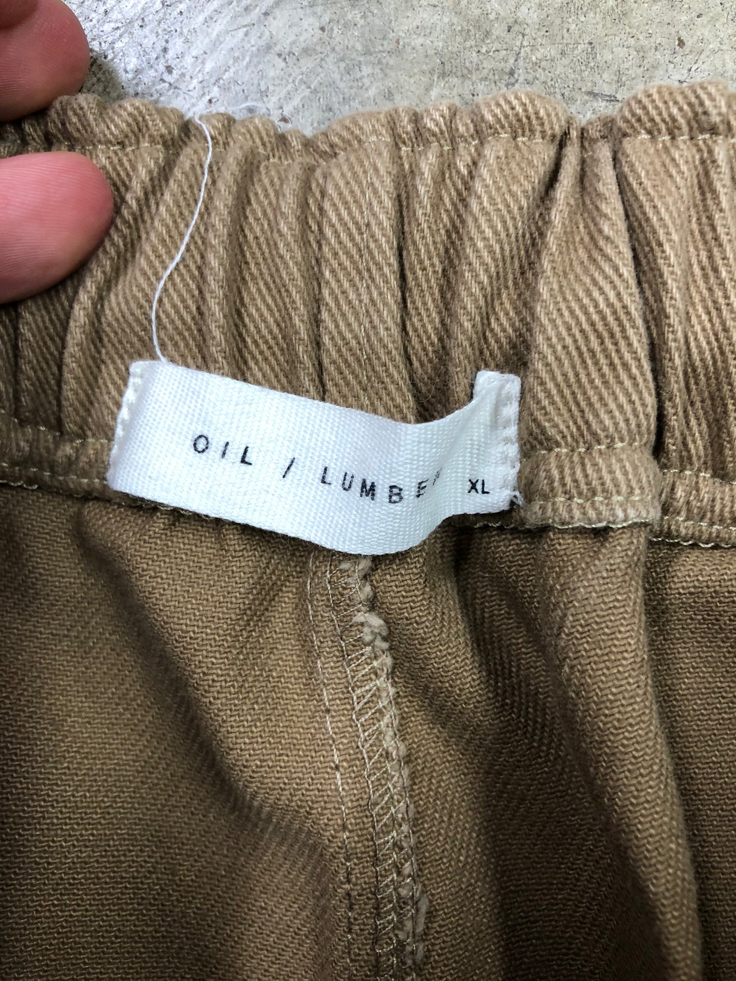 Oil & Lumber Khaki Pants Sz XL