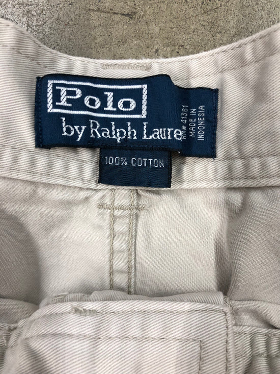 VTG Ralph Lauren Classic Polo Chino Shorts Sz 36x11
