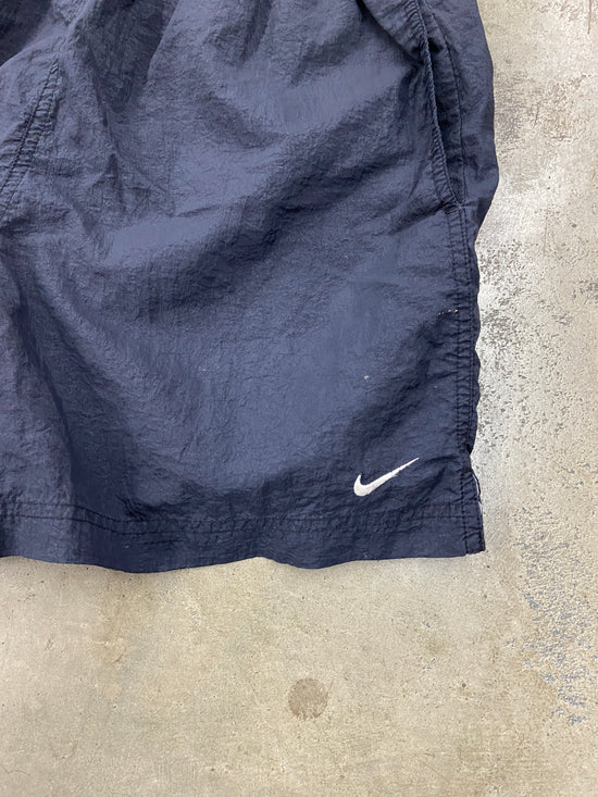 VTG Youth Nike Black Nylon Shorts Sz S