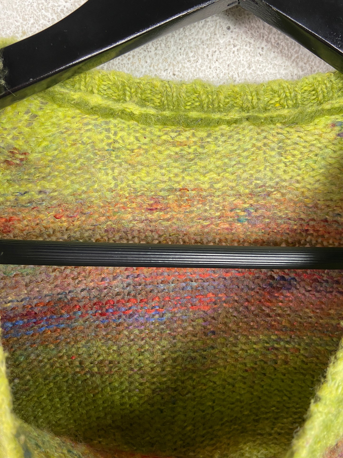 VTG Multicolor Striped Knitted Sweater Sz M