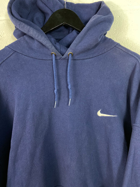 VTG Nike Navy Heavyweight Hoodie Sz XXL