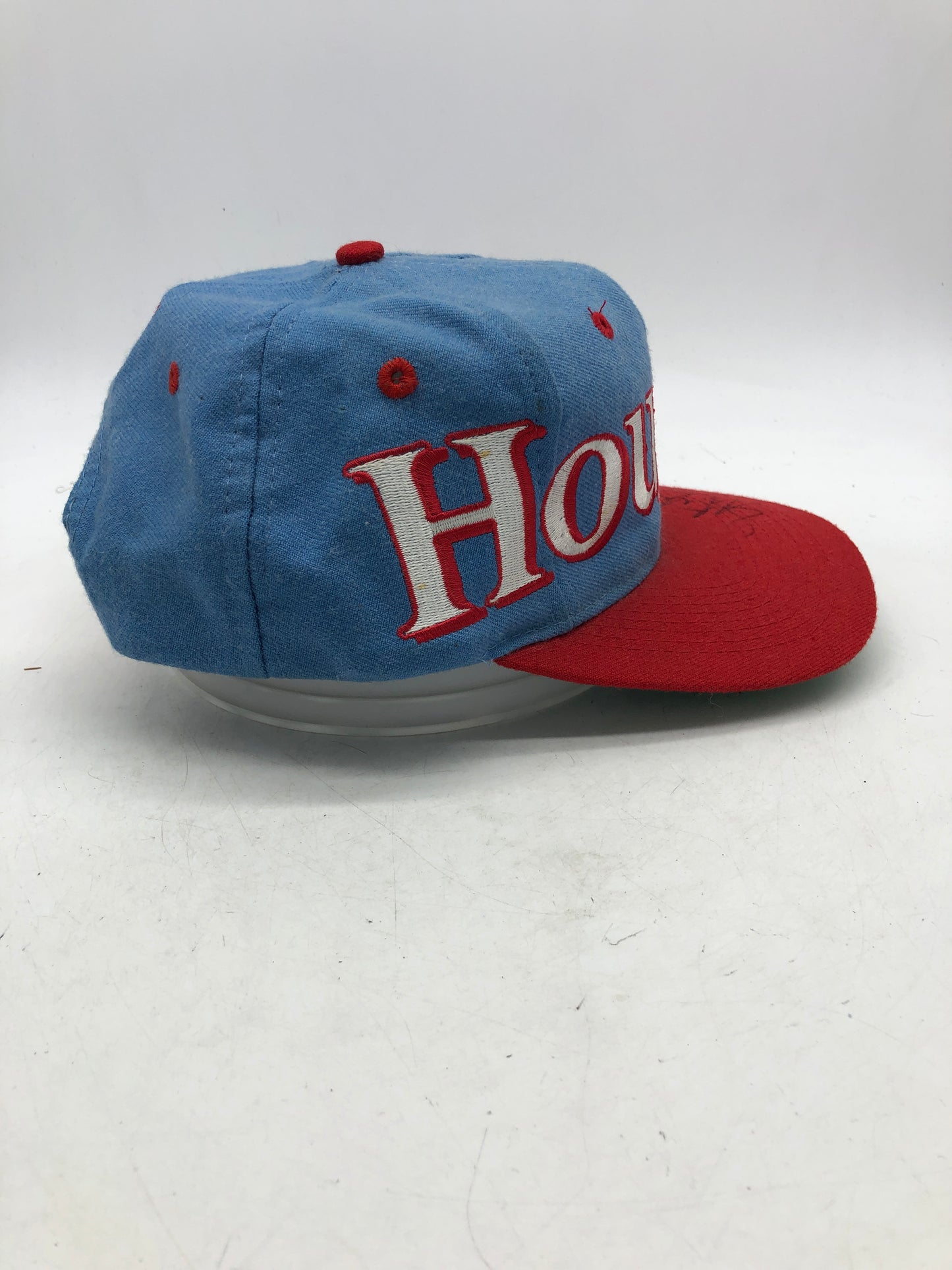 VTG Houston Oilers Spellout Logo 7 Snapback Hat