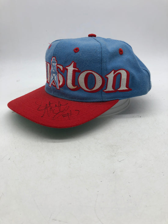 VTG Houston Oilers Spellout Logo 7 Snapback Hat