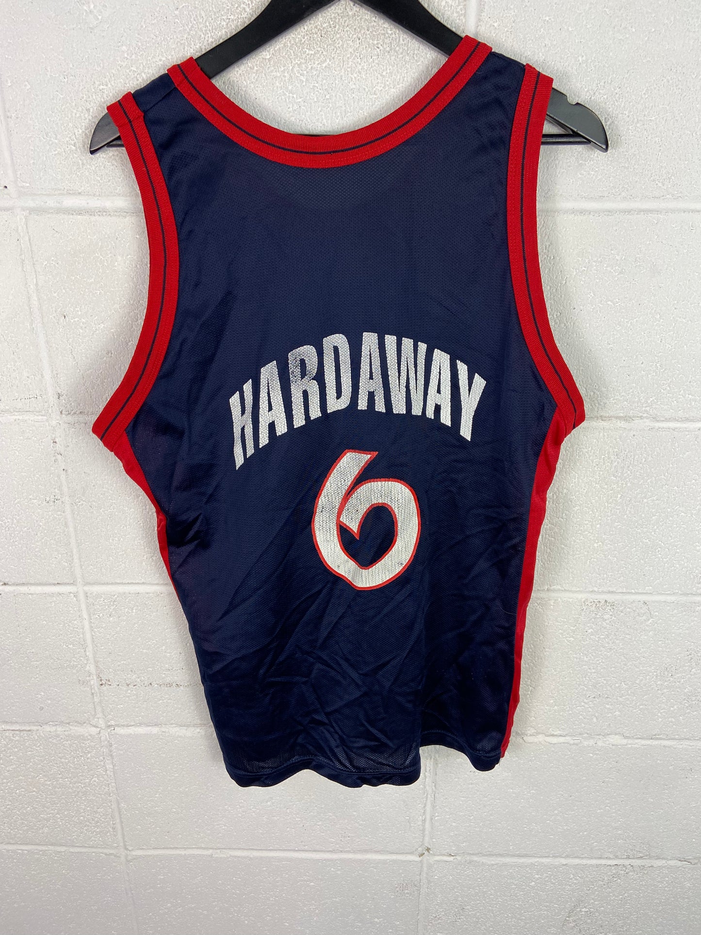 VTG USA Basketball Penny Hardaway #6 Champion Jersey Sz M