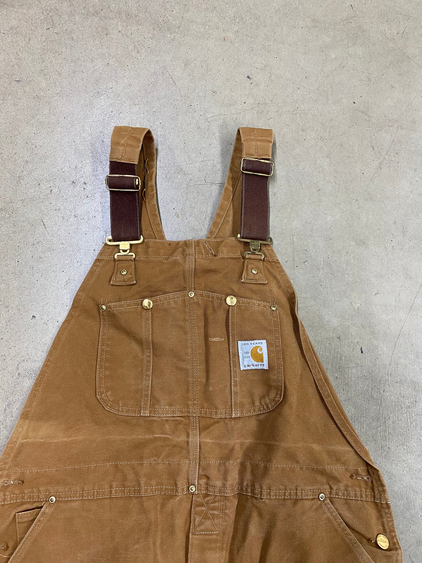 VTG Carhartt 100 Years Overalls Sz 40x34