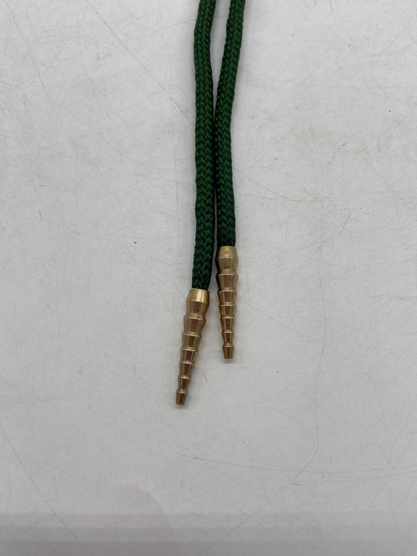 Green/Wood Bolo Tie