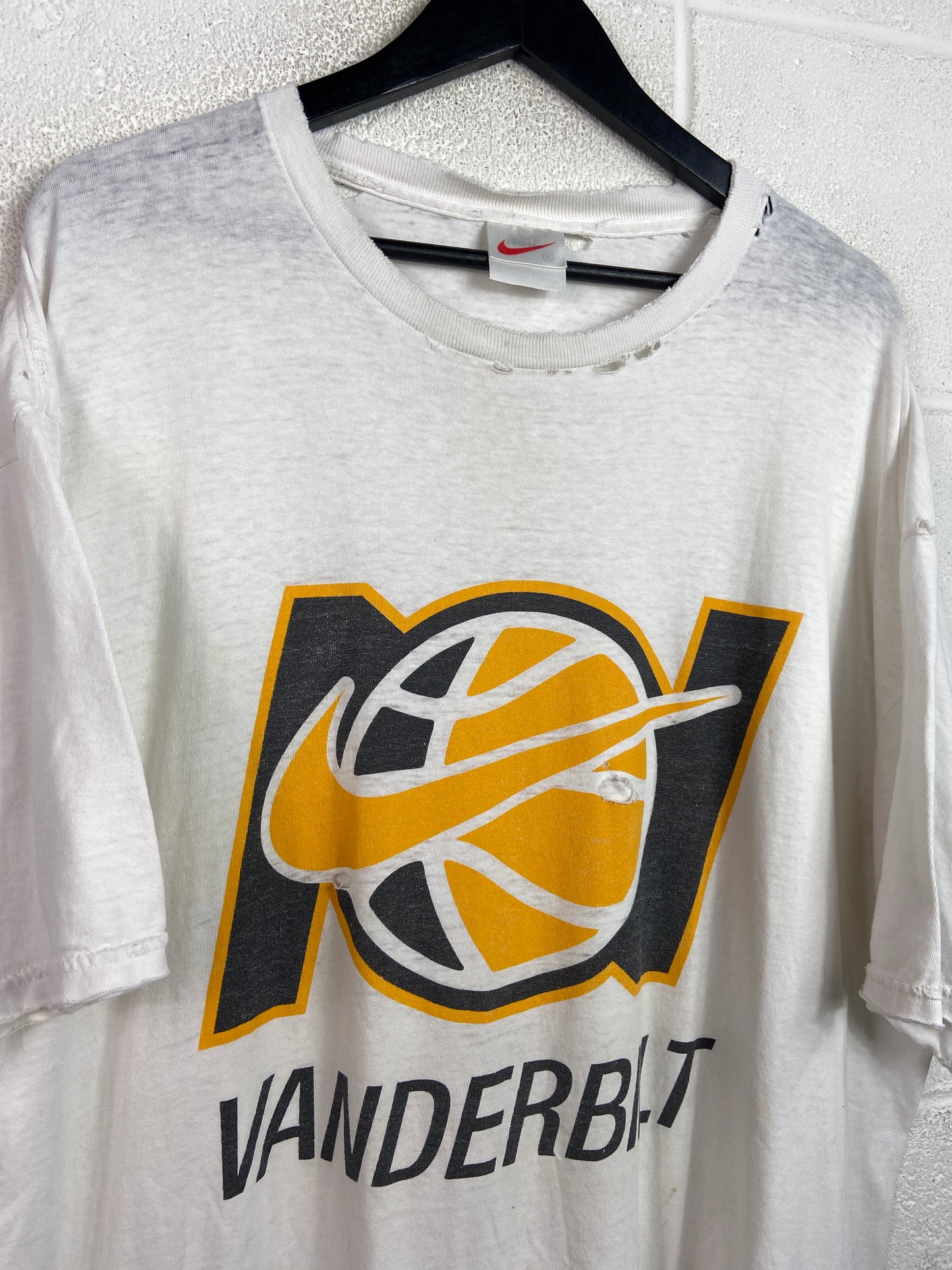 VTG Nike Vanderbilt Logo Tee Sz 2XL