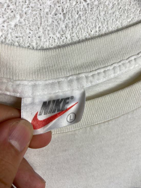 VTG Nike Multicolor Square Logo Tee Sz L/XL